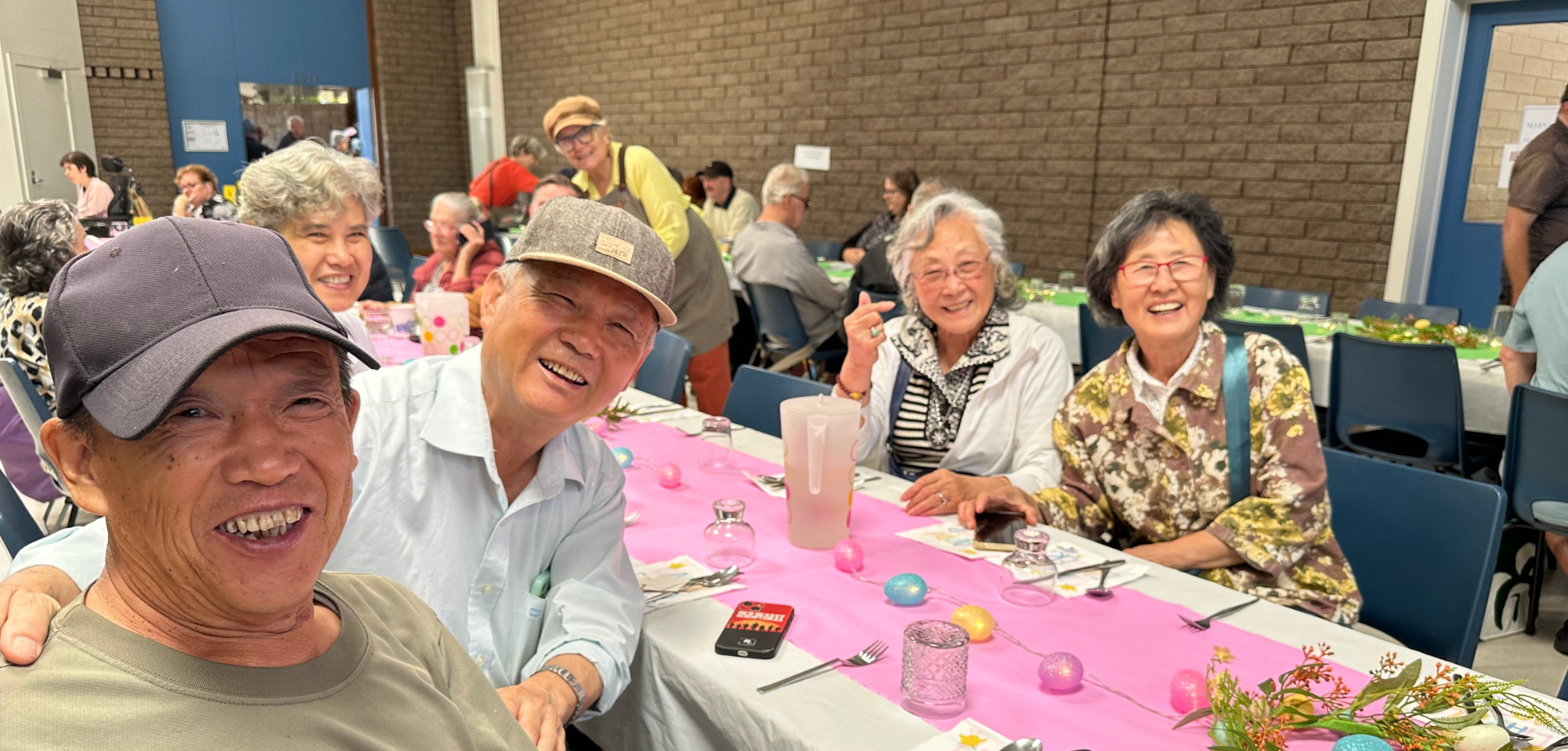 A warm, nutritious meal and friendly smiles for those who are socially isolated.
