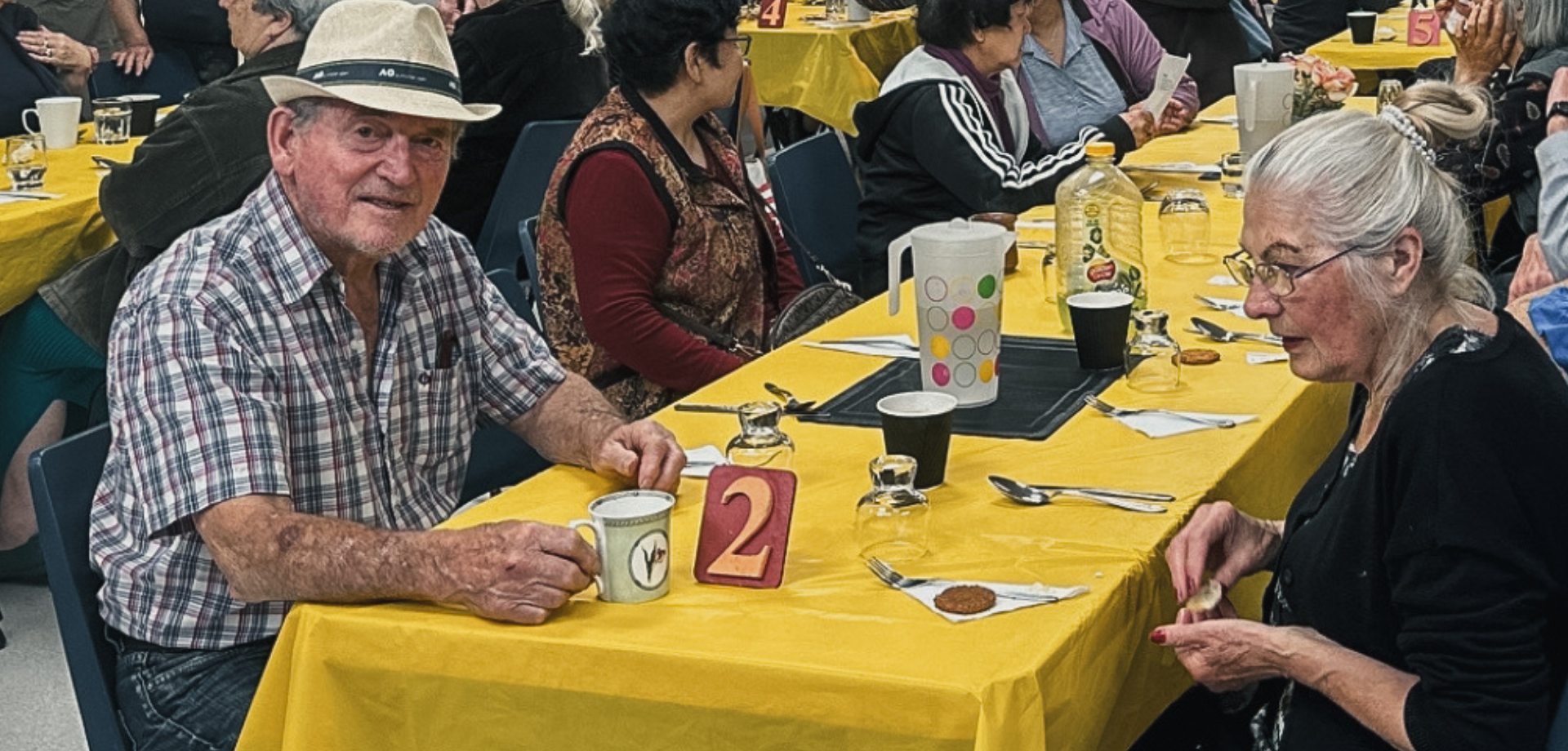 A warm, nutritious meal and friendly smiles for those who are socially isolated.